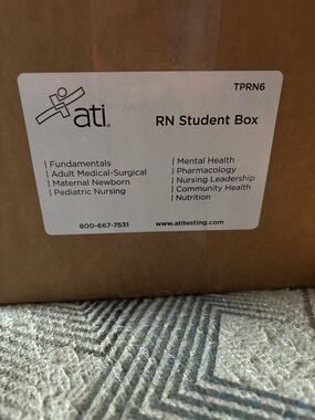 ati RN Student Box - Brown